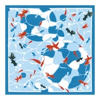 三陽商事 風呂敷 ランチクロス お弁当 50cm 中巾 綿 小ふろしき揺らめき涼夏