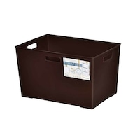 ヒマラヤ化学 収納ボックス 収納ケース キーパーボックスワイド 深型 ブラウン