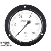 長野 普通形圧力計(Φ100) 埋込形D枠(取付穴)耐振用 50MPa AE15243 1個