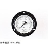 長野 普通形圧力計(Φ60) 埋込形D枠(取付穴) 蒸気用 1MPa 検査証明書付 AA15221 1個
