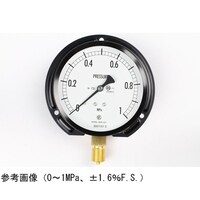長野 普通形圧力計(Φ100) 立形B枠 蒸気用 3.5MPa 検査証明書付 AE20231 1個