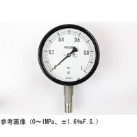 長野 密閉型圧力計(100Φ) 立形A枠 0.5MPa BE12183 1個