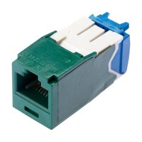 パンドウイットコーポ カテゴリ6A モジュラージャック 緑 CJ6X88TGGR 1個