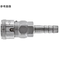 日東工器 ハイカプラBLストッパー付き(ソケット)鋼鉄(クロムめっき)NBR 3/8ホース用 1セット(5個入) 30SHBL STEEL NBR 1セット