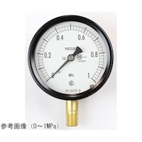 長野 密閉型圧力計(75Φ) 立形A枠 0ー16MPa BC10171 1個