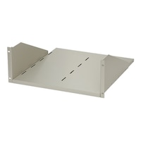 摂津金属工業 収納棚 W482×H177×D500mm 4.9kg ホワイトグレイ RH4U50WG 1個