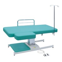 高田ベッド 電動小児用処置ベッド スカイブルー 600×1400×450ー850mm TB1643 1個