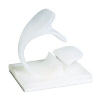 パンドウイットコーポ コードクリップ 粘着テープ付き ナチュラル (100個入) LWC19AC 1袋