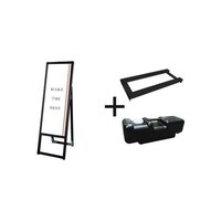 常磐精工 ブラックバリウススタンド看板 A3縦縦片面 ウエイトアーム・水タンクセット BVASKACA3TTK3SET 1個