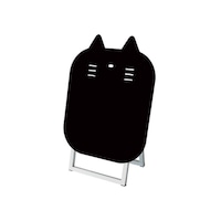 常磐精工 ポップルスタンド看板シルエット 45×60片面ブラック ネコ形 PPSKSL45X60KCAT 1個