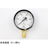 長野 普通形圧力計(Φ75) 立形A枠 蒸気・耐振用 6MPa 検査証明書付 AC20131 1個