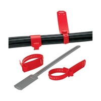 パンドウイットコーポ マーカーストラップ付き結束バンド グレー (50本入) CM4SL8 1袋