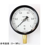 長野 密閉型圧力計(75Φ) 立形A枠 0.6MPa BC10171 1個