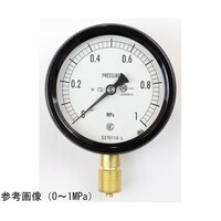 長野 密閉型圧力計(75Φ) 立形A枠 蒸気用 1.6MPa 検査証明書付 BC12131 1個