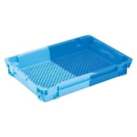 岐阜プラスチック工業 NFコンテナー 外寸(mm):611×431×92 内寸(mm):565×385×82 NFM17 DB/B 1個