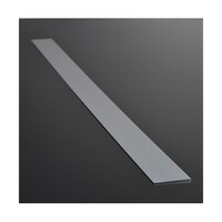 エクシール エコクリーン粘着マット用アルミスロープ 1000×60mm 厚み3mm CO0040002 1本