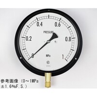 長野 普通形圧力計(Φ200) 立形B枠 3.5MPa 検査証明書付 AJ10241 1個