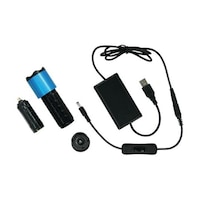 コンテック ブラックライト 高出力 ハレーションカット付(フォーカス照射) モバイルバッテリータイプ UVSU36501FCMO 1個