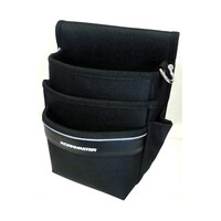 目黒彫刻刀製作所 腰袋 3段(黒) WMK01B 1個