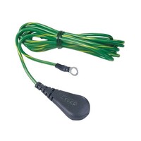 DESCO コード 接地 フロアーマット 10mm端子 抵抗なし 09817 1個