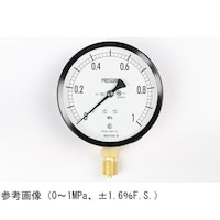 長野 普通形圧力計(Φ100) 立形A枠 耐熱・耐振用 1.5MPa AE20131 1個