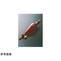 コスモスビード スキーブ形分液ロート 茶 1000mL Gコック 212206 1個