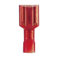 パンドウイットコーポ 圧着端子 差込型完全絶縁 メス型 AWG22ー18 赤 (100個入) DNF18250FIBC 1袋