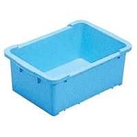 岐阜プラスチック工業 プラテナー ブルー 外寸(mm):400×280×159 内寸(mm):350×245×148 N12 1個