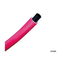 トヨックス 難燃ホース フレイムブロック ハイブリッドULホース(赤) 内径12×外径18×断熱材外径26mm 長さ15m FBH12ULR15 1本