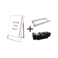 常磐精工 ポスター用スタンド看板マグネジ B1片面ホワイト ウエイトアーム・水タンクセット PSSKMNB1KW3SET 1個