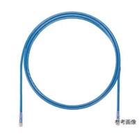 パンドウイットコーポ カテゴリ6A UTPパッチコード 24AWG単線 ケーブル径:Φ6.4mm 2m 青 UTP6AX2MBU 1本