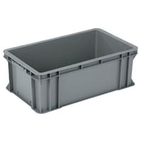 岐阜プラスチック工業 RBボックス 外寸(mm):622×373×224 内寸(mm):570×330×219 RB41 GY 1個