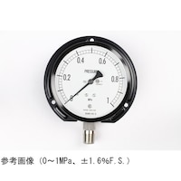 長野 普通形圧力計(Φ100) 立形B枠 1MPa 検査証明書付 AE20283 1個