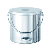 日東金属工業 吊り下げ式下部取っ手付汎用容器 投入ブラケット付 7L STBDSB21 1個