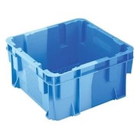 岐阜プラスチック工業 NFコンテナー 外寸(mm):384×371×199 内寸(mm):334×331×193 NFM19E DB/B 1個