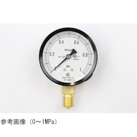 長野 普通形圧力計(Φ75) 立形A枠 蒸気・耐振用 0.6MPa AC20131 1個