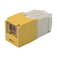 パンドウイットコーポ カテゴリ6 シャッター付モジュラージャック 黄 CJH688TGYL 1個