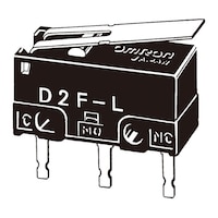 オムロン 極超小形基本スイッチ 10個入 D2F01FLH 1箱 4536853184377