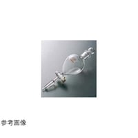 コスモスビード 透明摺丸形分液ロート 200mL PTFEコック 2103032 1個