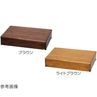アロン化成 木製玄関台60W401段 ライトブラウン 535582 1個