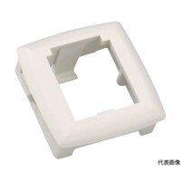 パンドウイットコーポ 1ポート用アダプタ オフホワイト (10個入) CMAA1IWX 1袋