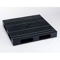 岐阜プラスチック工業 リスパレットHBタイプ タイプ:両面使用型(Rリバーシブルタイプ)(表・裏同形状)外寸(mm):1100×1100×145 HBR4・1111 ブラツク 1個