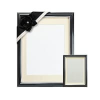 万丈 Vカラー肖像額セット 八〇判・キャビネ判・リボン付セット PBK VSCMGCSTPBK 1セット