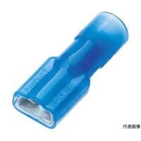 パンドウイットコーポ 圧着端子 差込型完全絶縁 メス型 AWG16ー14 青 (100個入) DNF14188FIBC 1袋