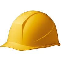 ミドリ安全 ABS製クリーンヘルメット (KP) イエロー SC11BRACKPY 1個