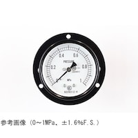 長野 普通形圧力計(Φ60) 埋込形D枠(取付穴) 2MPa 検査証明書付 AA15223 1個