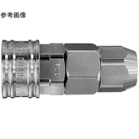 日東工器 コンパクトカプラ(ソケット)真ちゅう FKM 内径Φ6×外径Φ8mmチューブ用 CO60SN BRASS FKM 1個