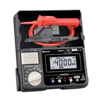 日置電機 絶縁抵抗計 1000V/4000MΩ 5レンジ(スイッチ付きリード付属・無線技術搭載) IR405511 1台