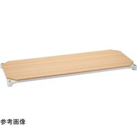 エレクター ベーシックシリーズウッドシェルフ W1200×D450mm ナチュラルウッド ホワイトフレーム 棚用 B1848MNW1 1枚