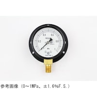 長野 普通形圧力計(Φ60) 立形B枠 1MPa AA10271 1個